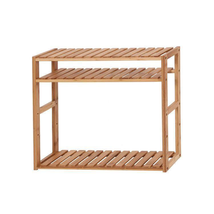 Natural Bamboo Bathroom Shelf FredCo