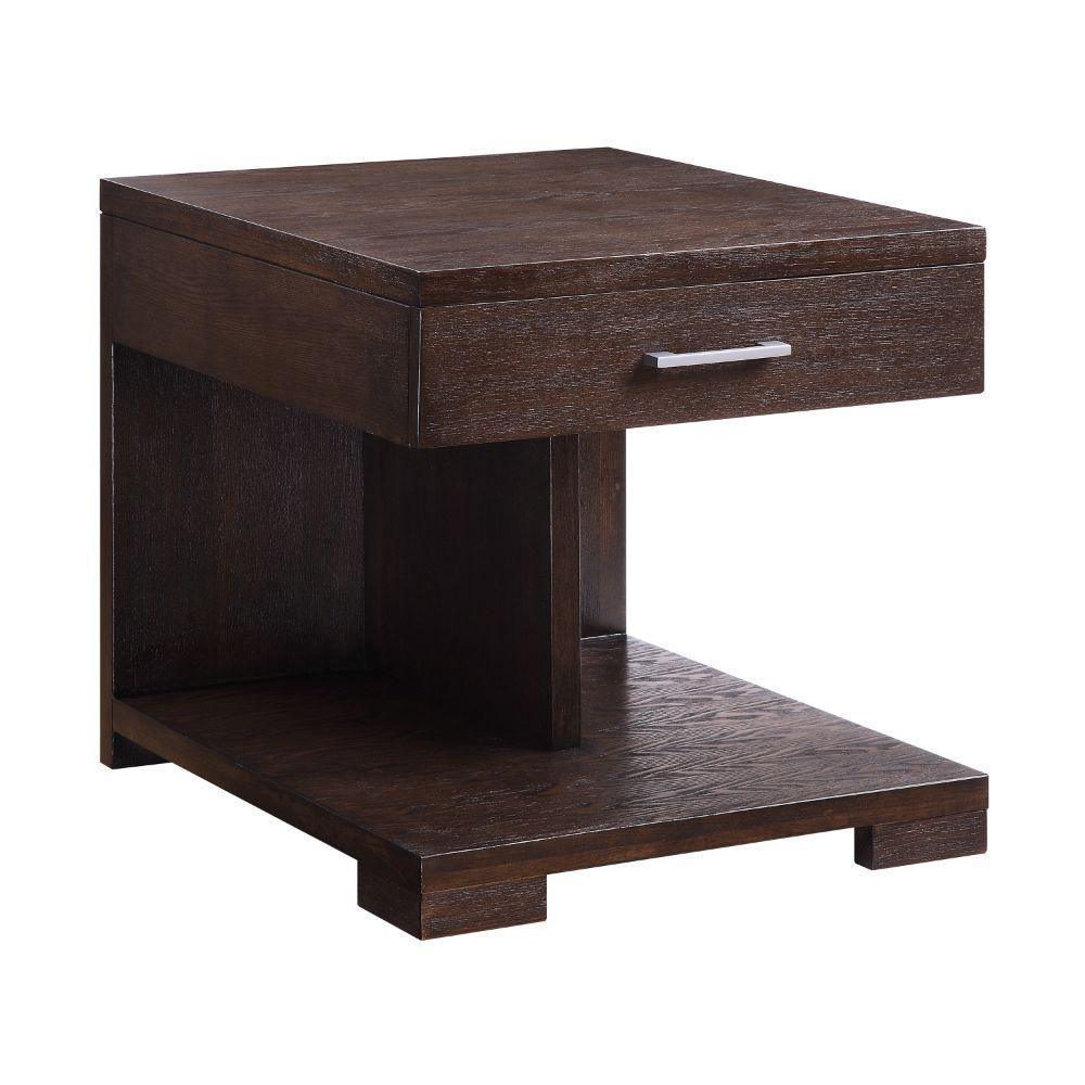 Niamey End Table Walnut FredCo