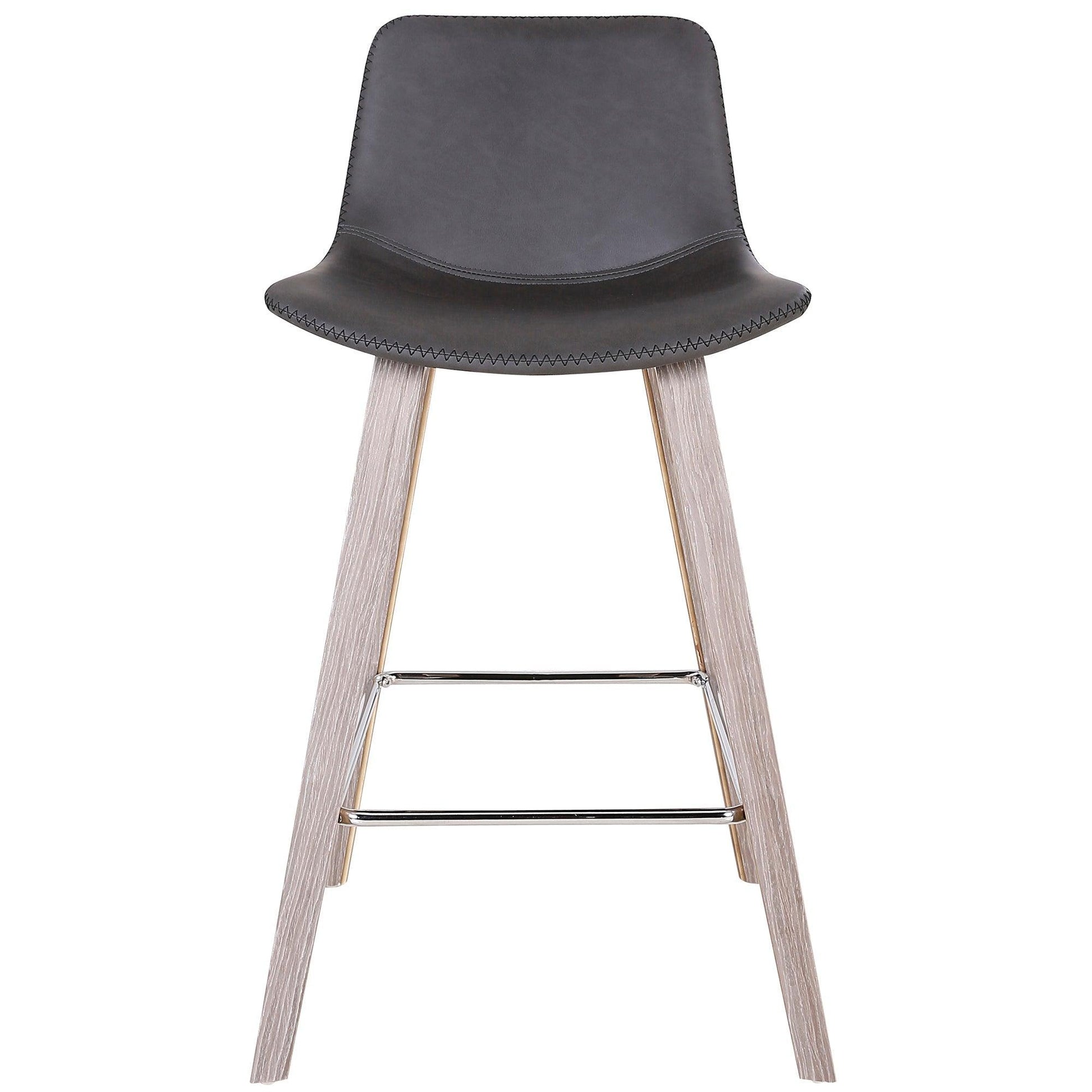 !Nspire 26'' Counter Stool, Set Of 2 Charcoal 203-508Ch FredCo