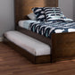 Payton Modern and Contemporary Brown-Finished Twin Trundle FredCo