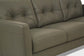 Radwan Sofa Pesto Green Leather FredCo