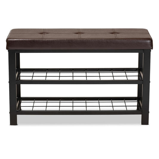 https://www.thefredco.com/cdn/shop/products/rance-modern-industrial-dark-brown-faux-leather-upholstered-and-black-metal-shoe-storage-bench-2_533x.jpg?v=1696867796