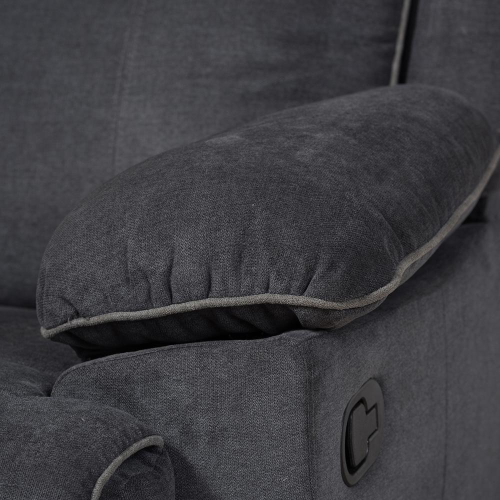 Sabella Modern and Contemporary Dark Grey and Light Grey Two Tone