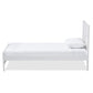 Sedona Modern Classic Mission Style White-Finished Wood Twin Platform Bed FredCo