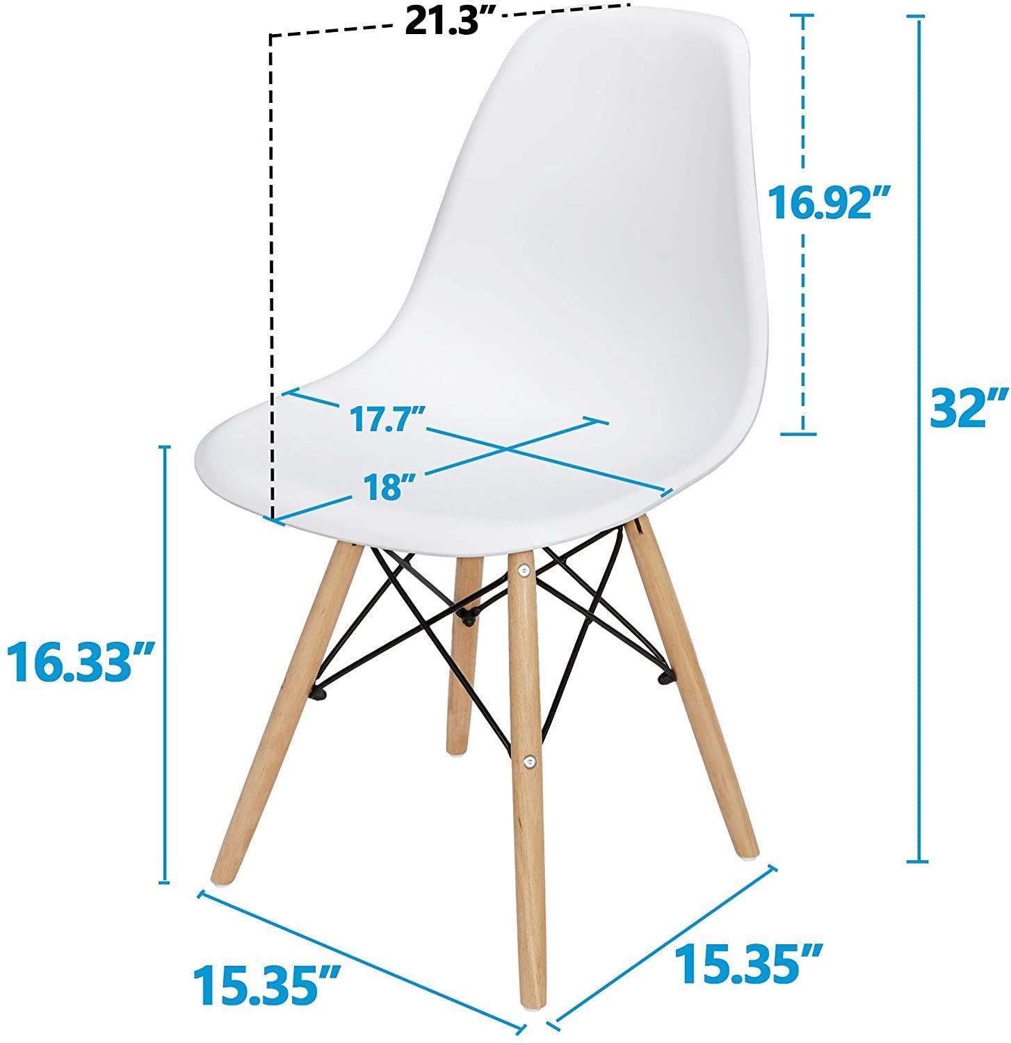 White and discount walnut dining chairs