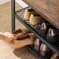 Shoe Bench Rustic Brown and Black FredCo