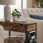 Side Table with Power Outlet FredCo