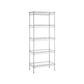 Silver 5-Tier Wire Shelving Unit FredCo