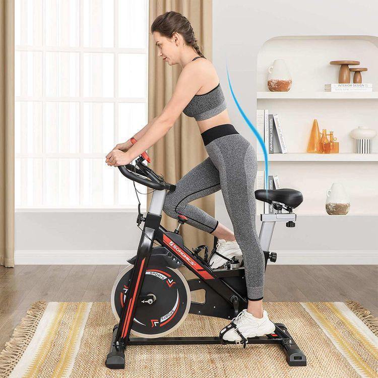 Stationary Bike Black and Red FredCo