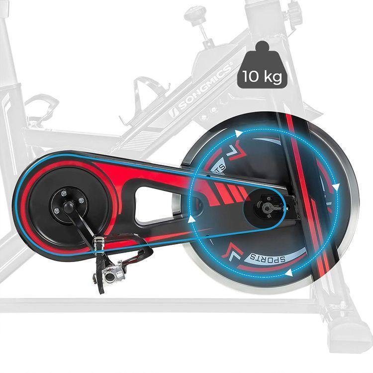 Stationary Bike Black and Red FredCo