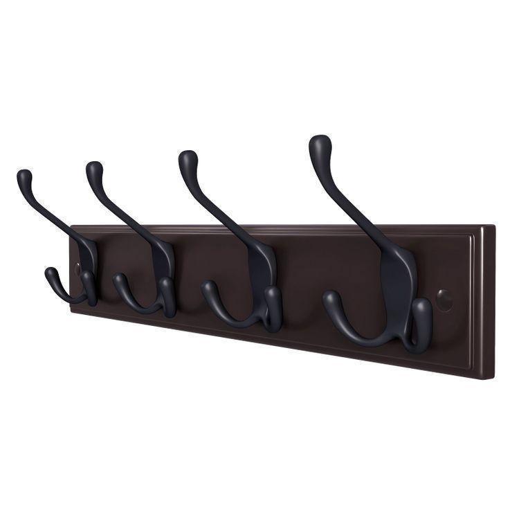 Tri 4 Hooks Coat Rack FredCo