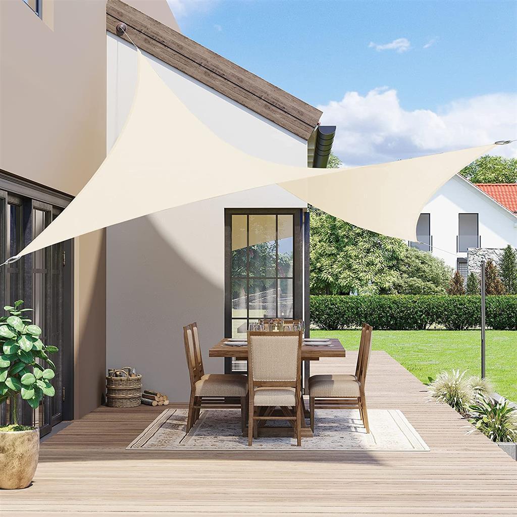 UV Block Sun Shade Beige 12 x 12 FredCo