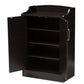 Verdell Modern and Contemporary Wenge Brown Finished Shoe Cabinet FredCo