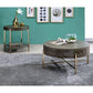 Weyton Coffee Table Dark Oak & Champagne FredCo