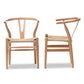 Wishbone Chair - Natural Wood Y Chair (Set of 2) FredCo